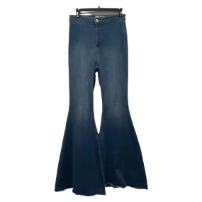 Blue Denim Jeans Wide Leg We The Free, Size 6