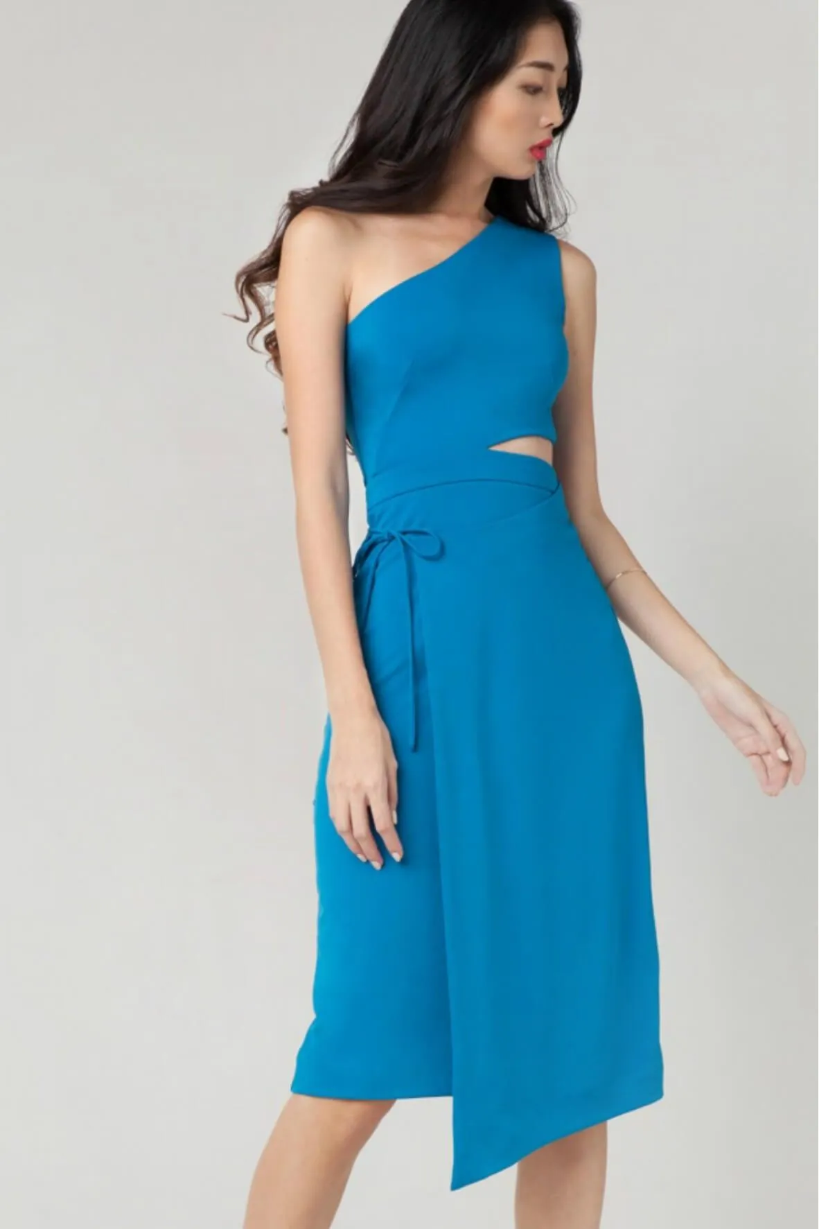 Alyssa One Shoulder Cut Out Dress