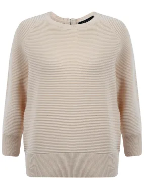 Amara Reya Wallflower cream jumper