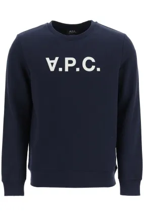 A.P.C. flock v.p.c. logo sweatshirt