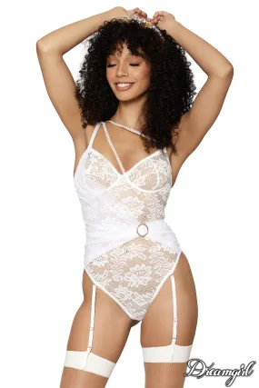 Asymmetrical Garter Teddy