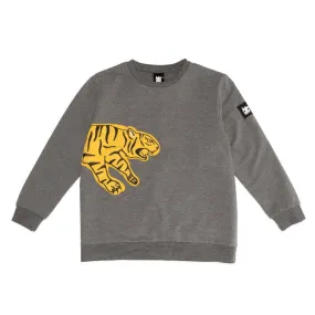 Band of Boys - Jumper A Line Pouncing Tiger - Marle Grey