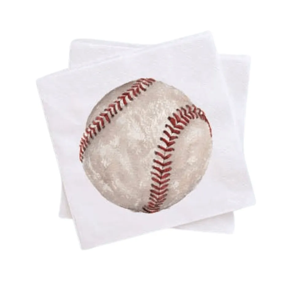 Baseball Cocktail Napkins