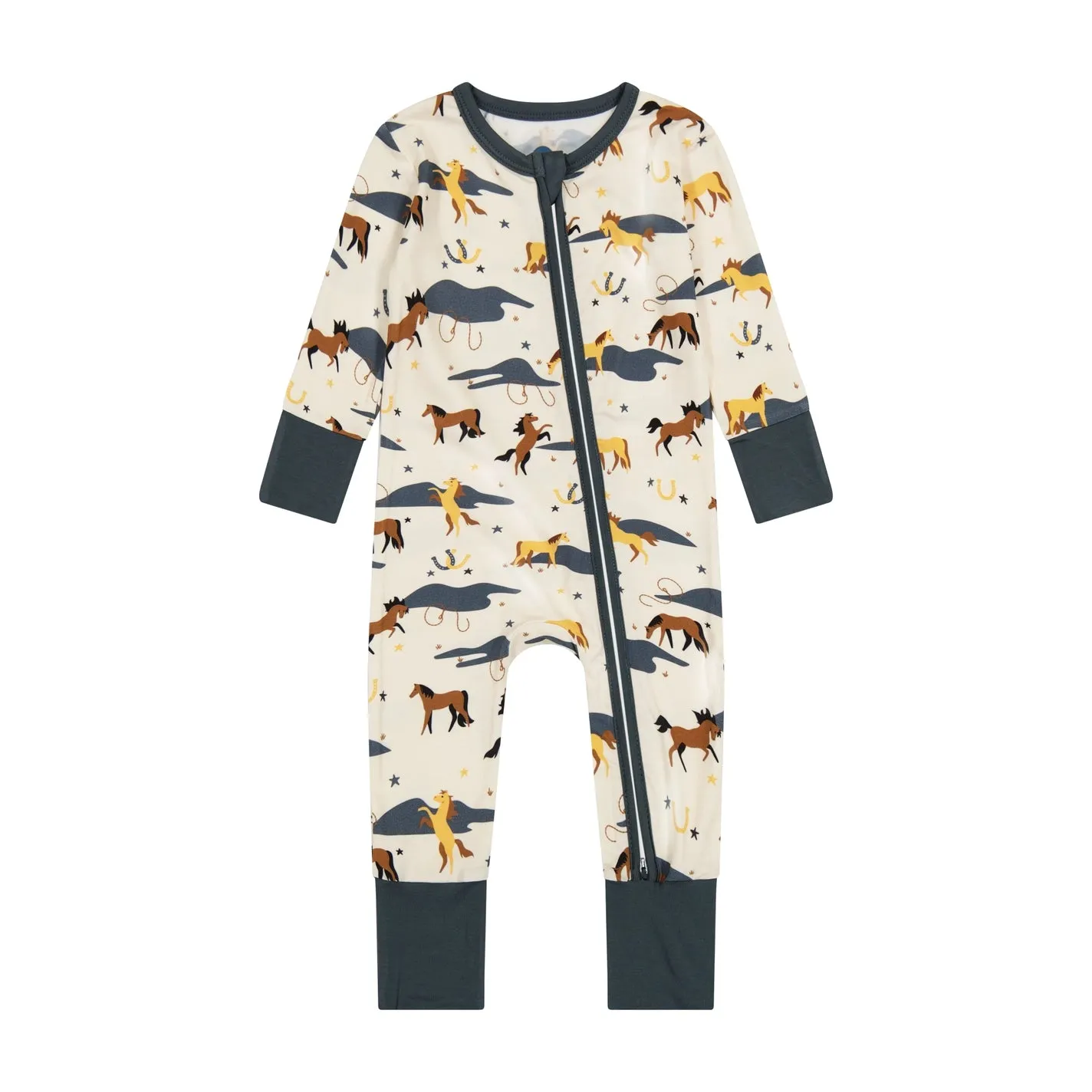 Bird & Bean Bamboo Footless Romper - Ryder