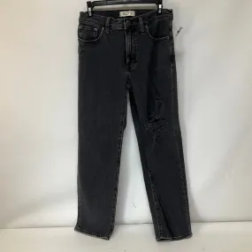 Black Denim Jeans Straight Madewell, Size 4