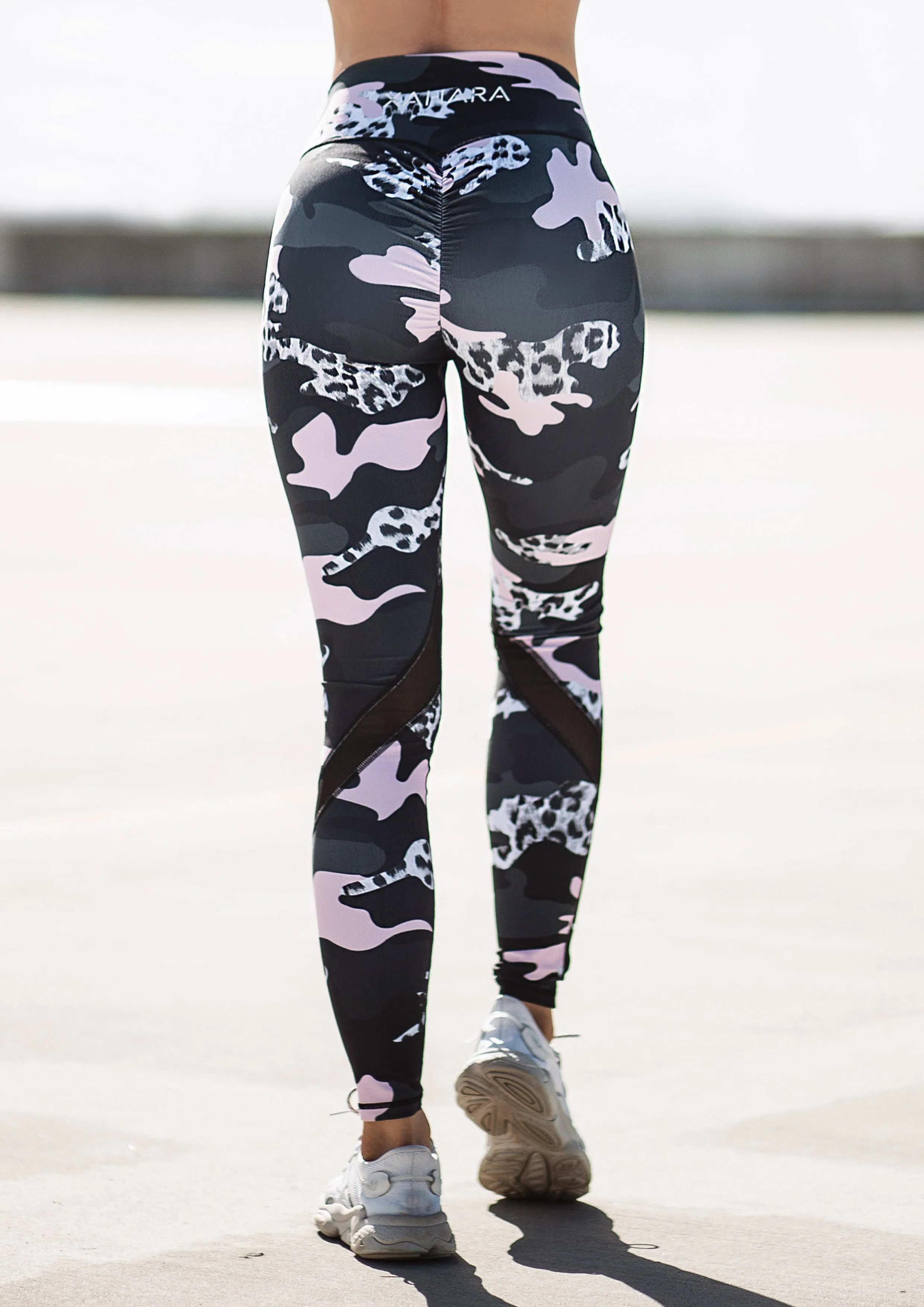 Bootylicious Dusty Pink Camo Legging