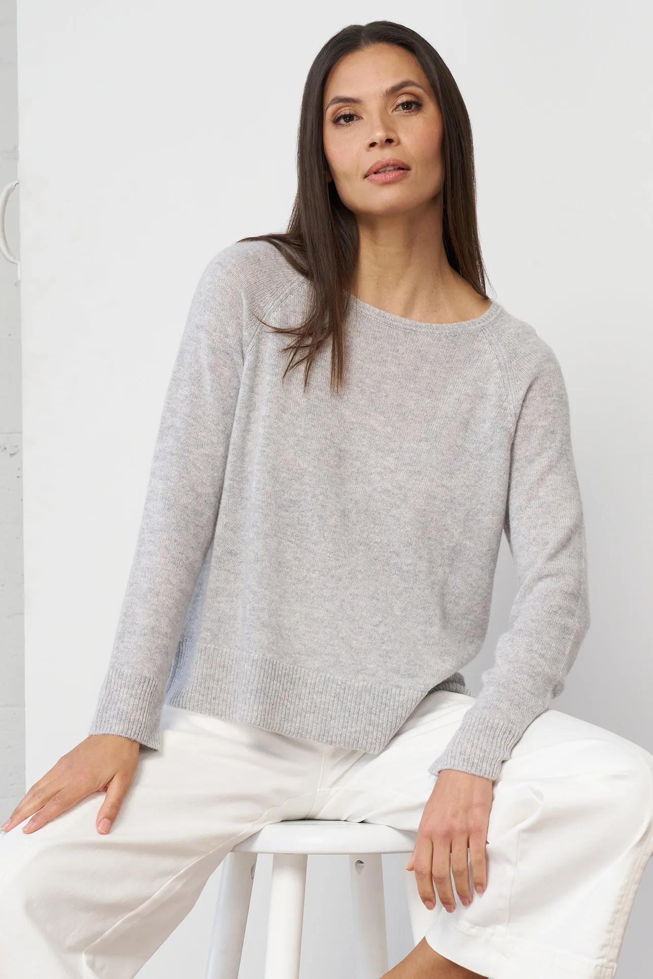 Cashmere Raglan Pullover