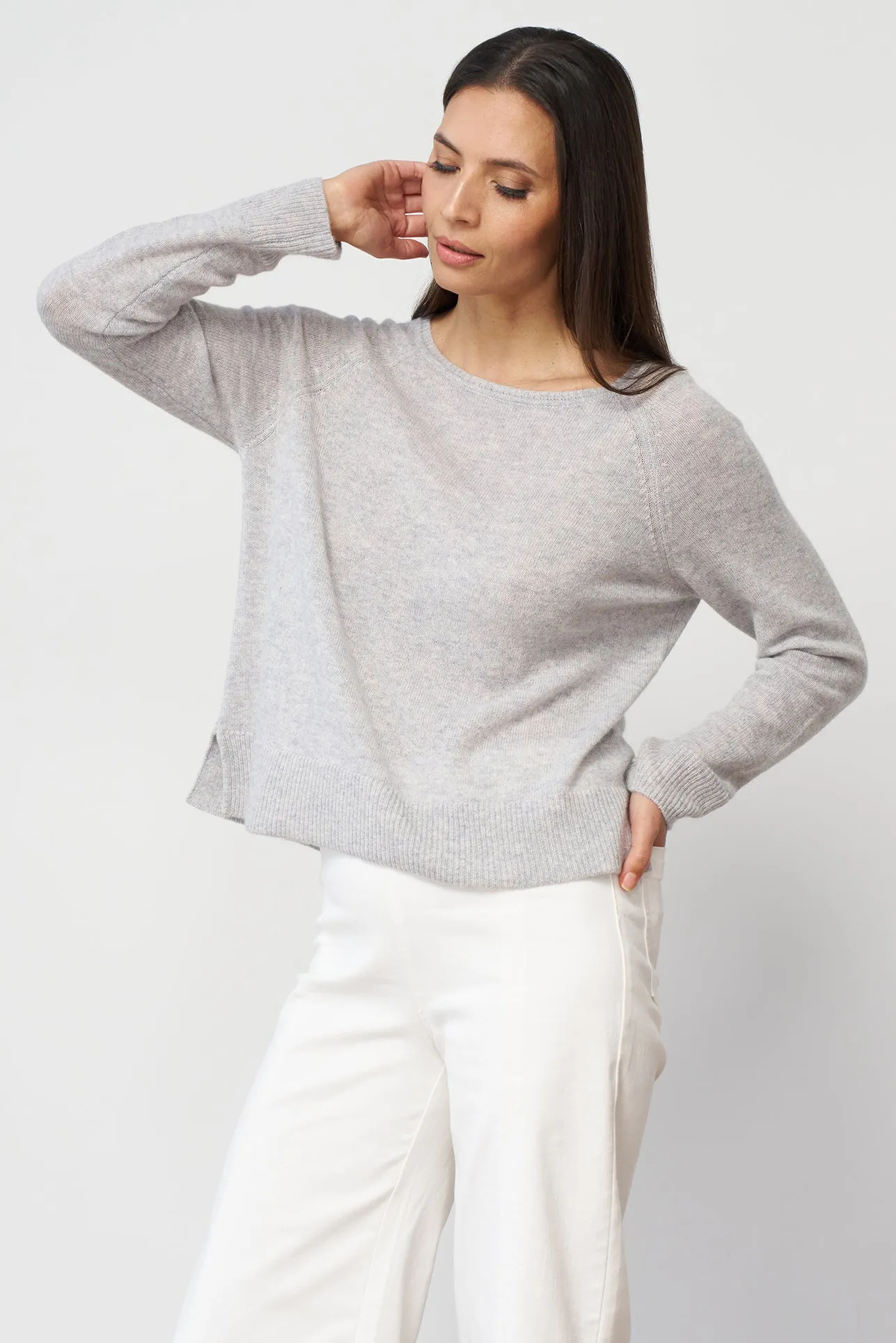 Cashmere Raglan Pullover