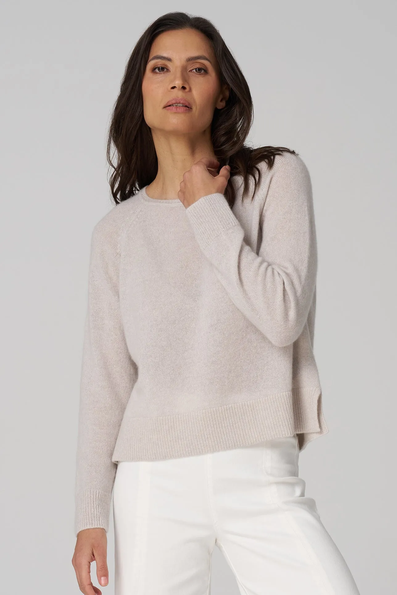 Cashmere Raglan Pullover