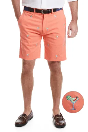 Cisco Short Stretch Twill Coral with Spicy Margarita