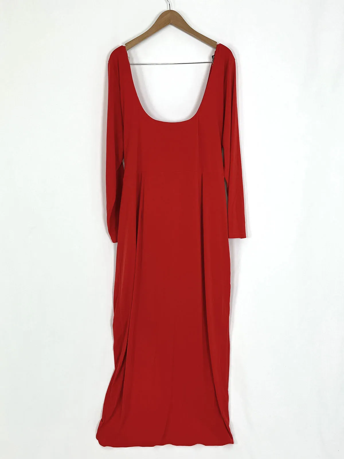 eloquii Size 22 Red Wrap Dress