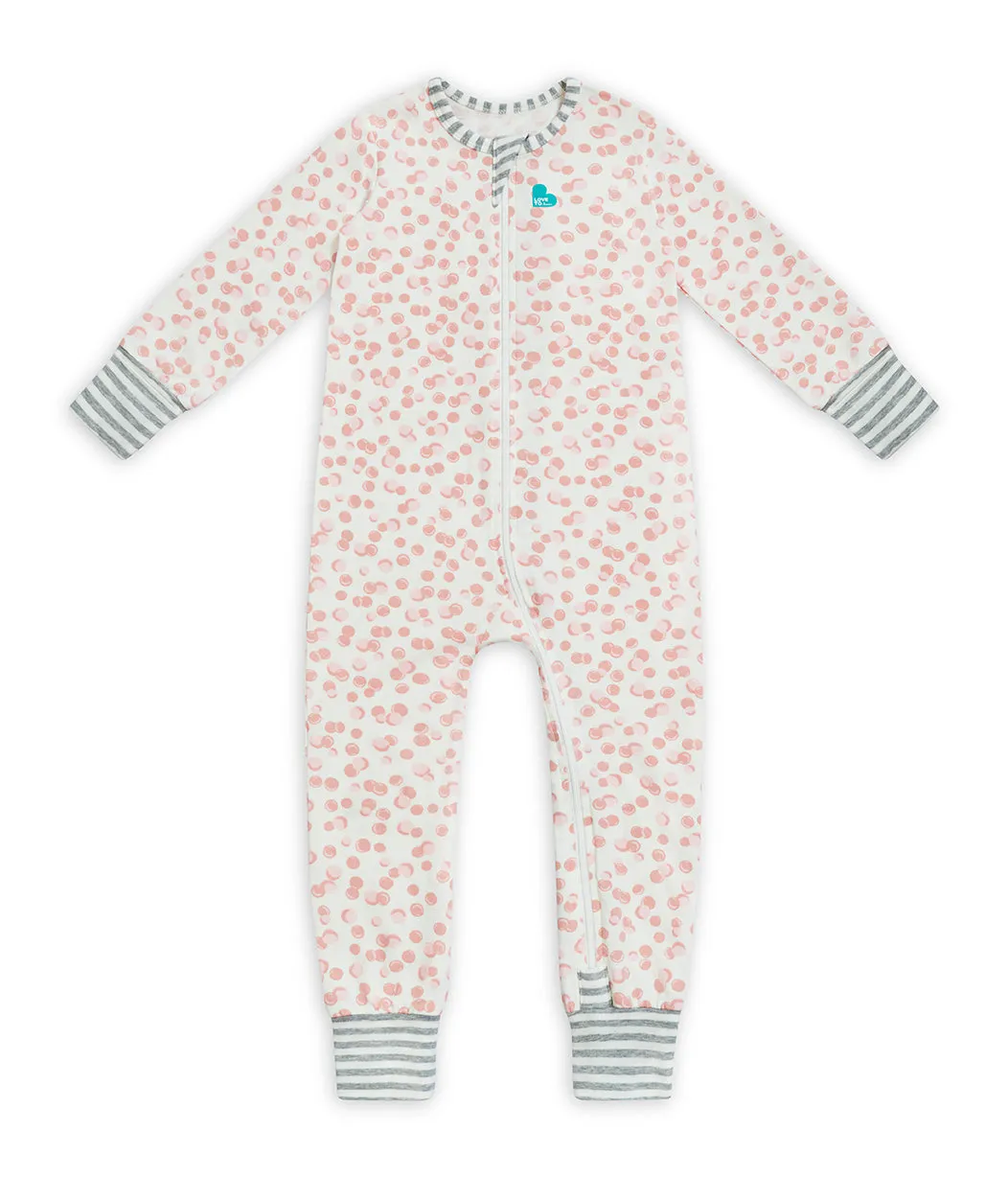 Footless Romper Bubbles Pink