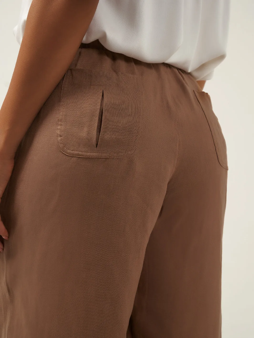 Gaia Linen Pants Desert Sand