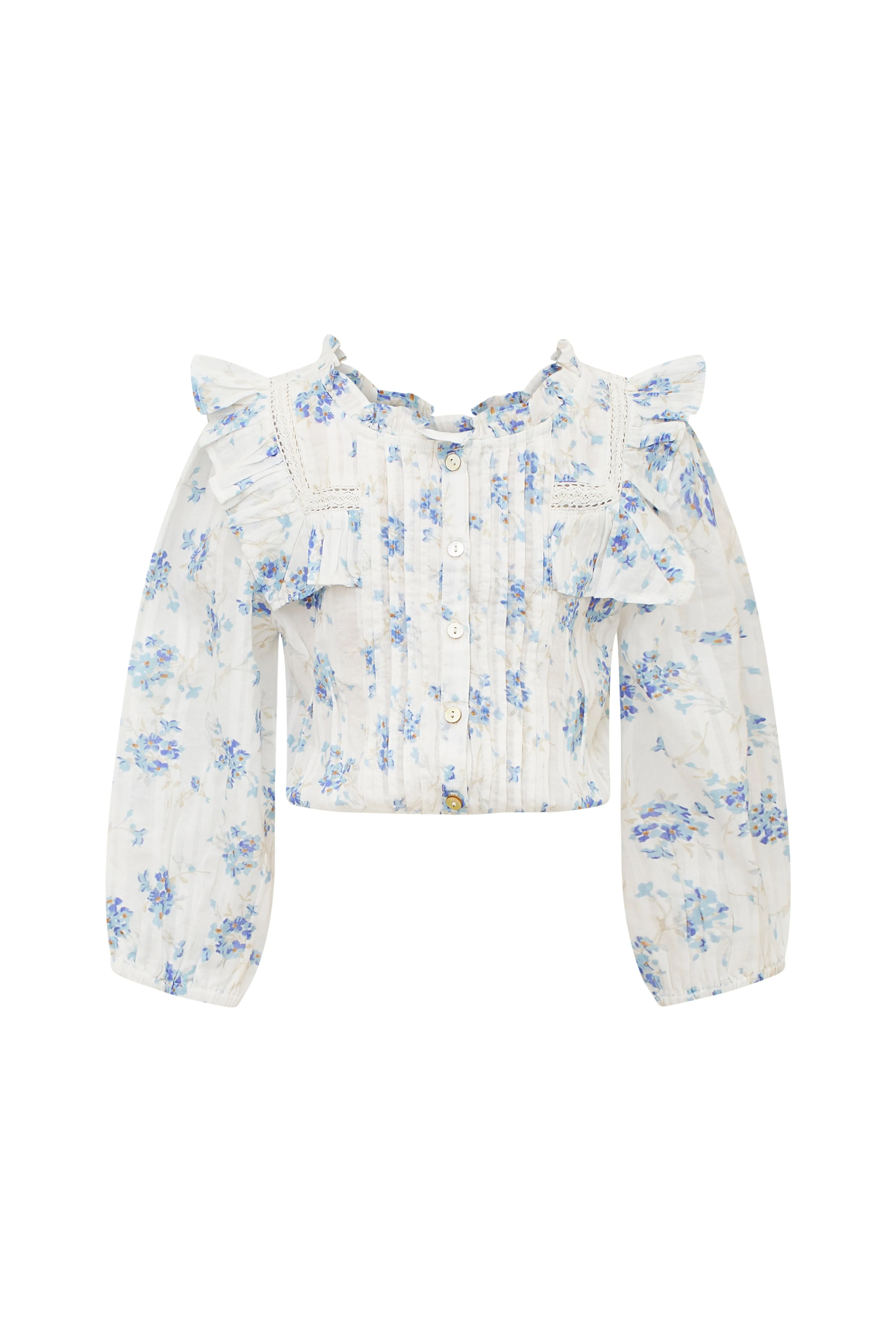 Girls Oda Ruffle Top