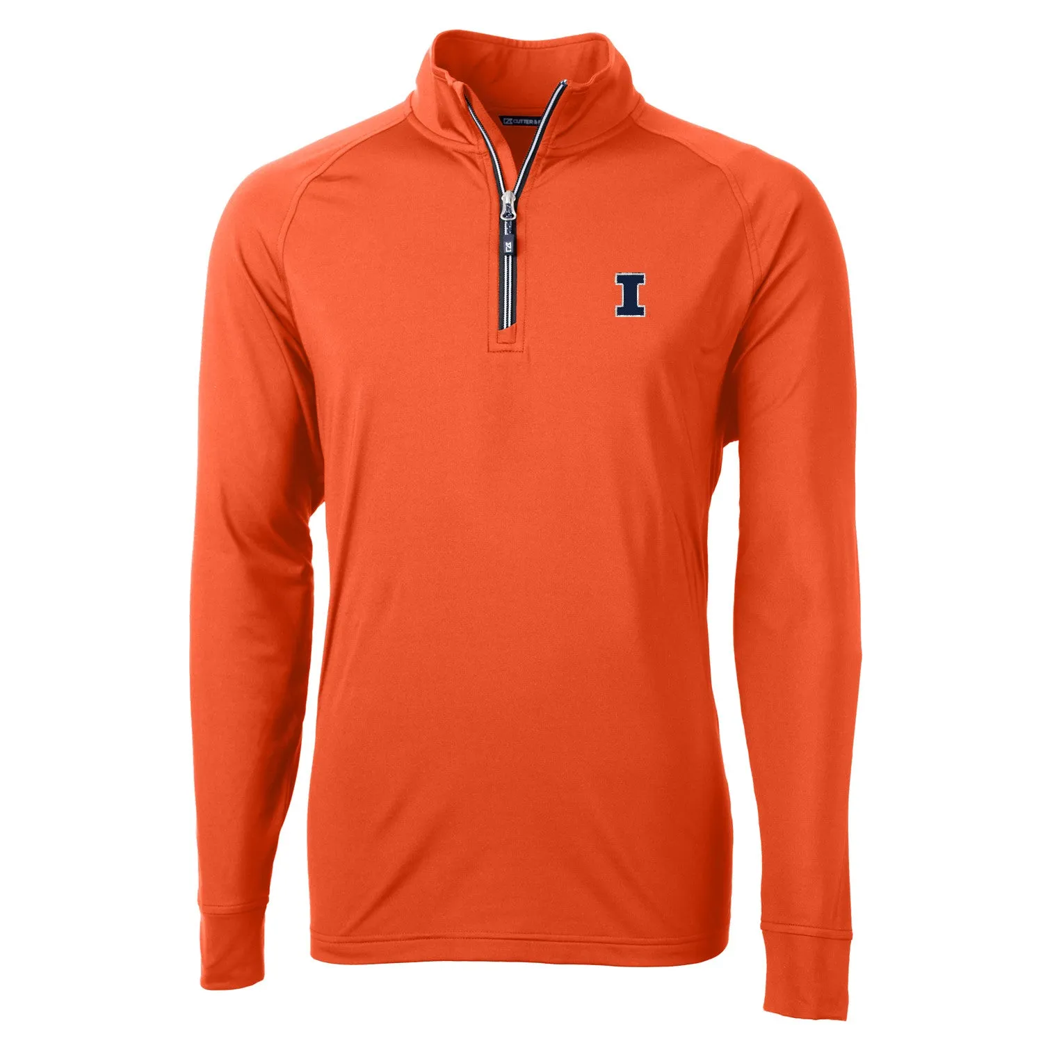 Illinois Fighting Illini Cutter & Buck Mens Adapt Quarter Zip