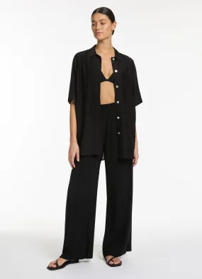 Jetset Wide Leg Pants - Black