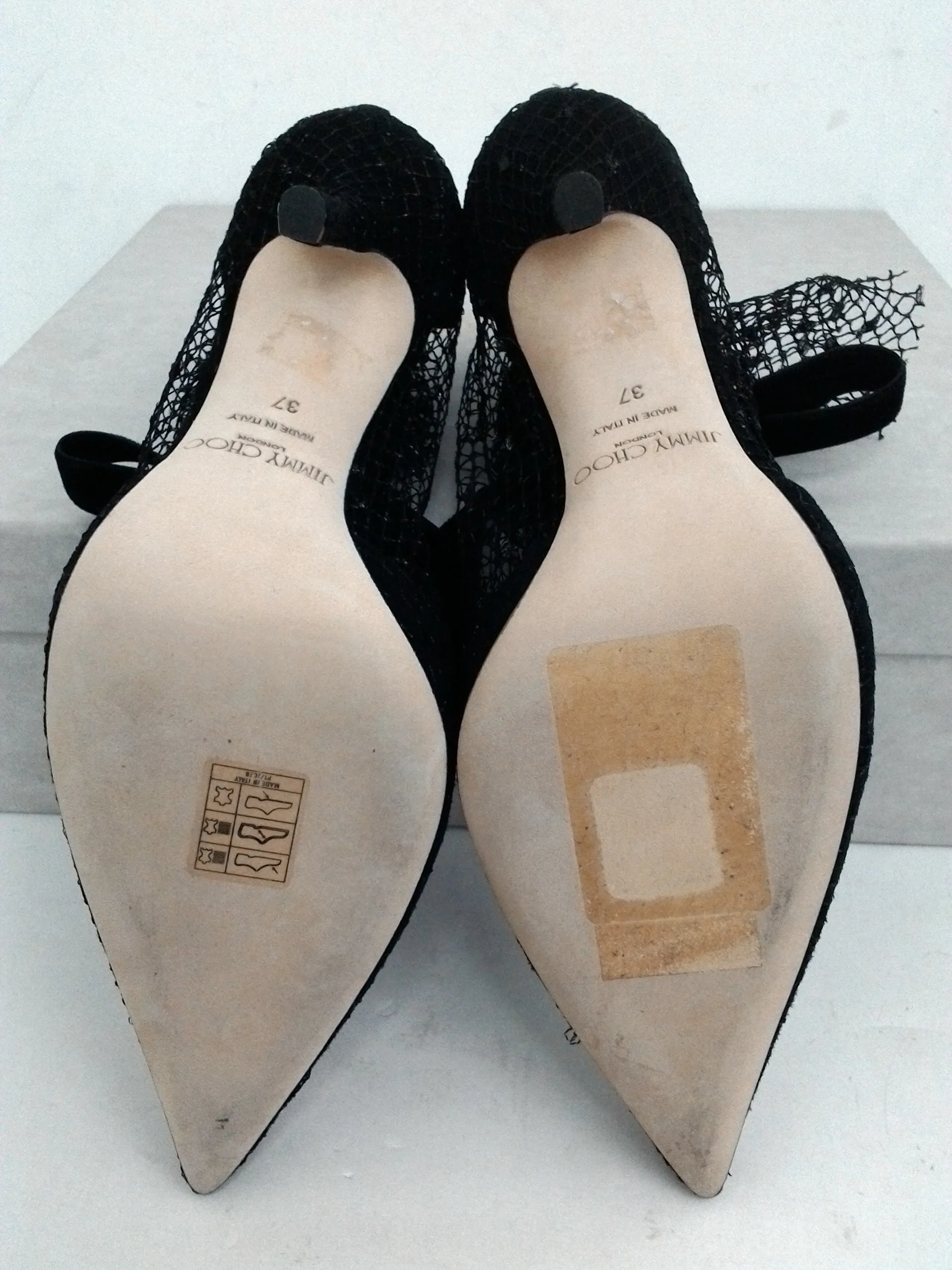 Jimmy Choo Women's Fira Black Suede Size 37