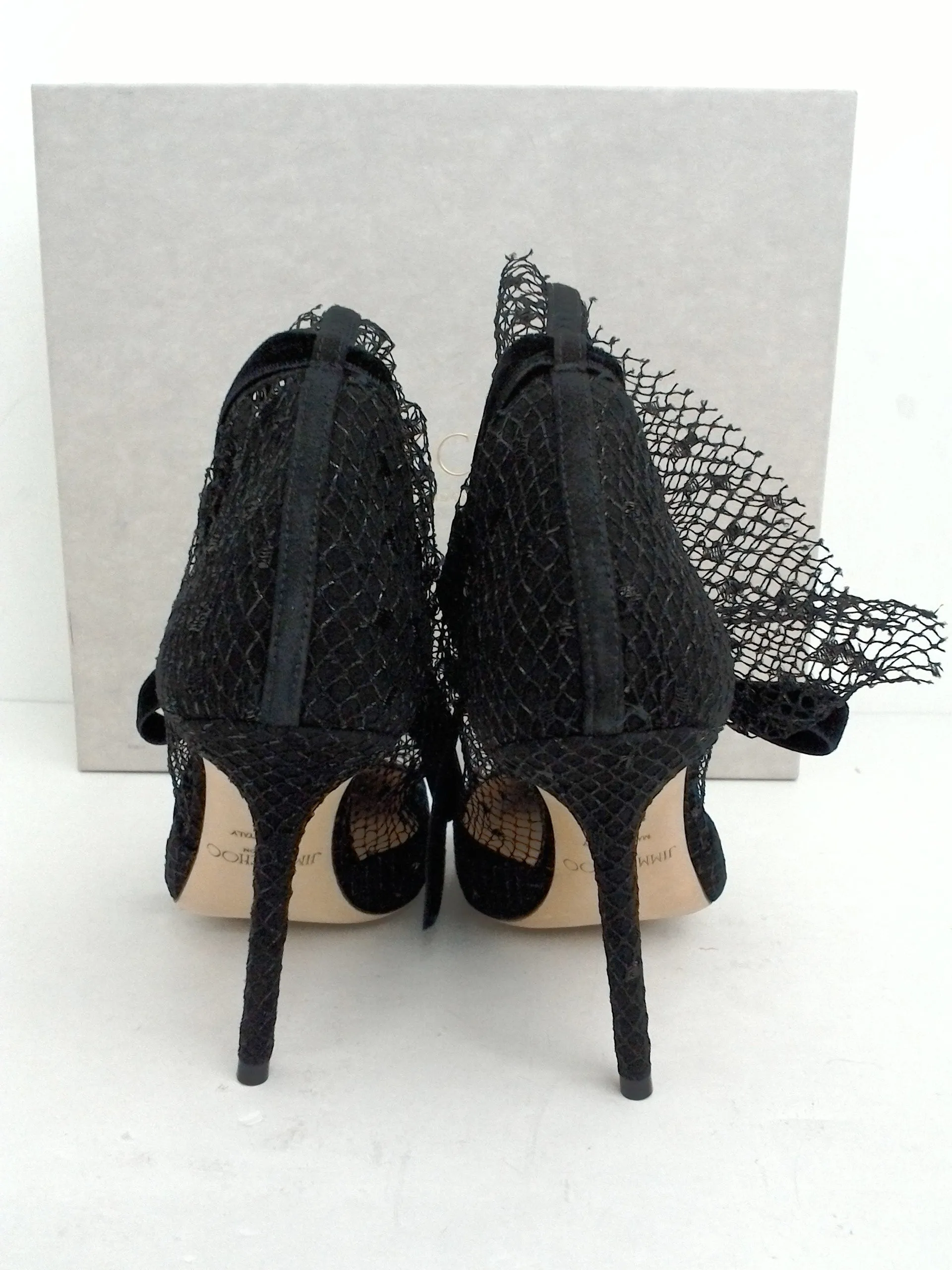 Jimmy Choo Women's Fira Black Suede Size 37