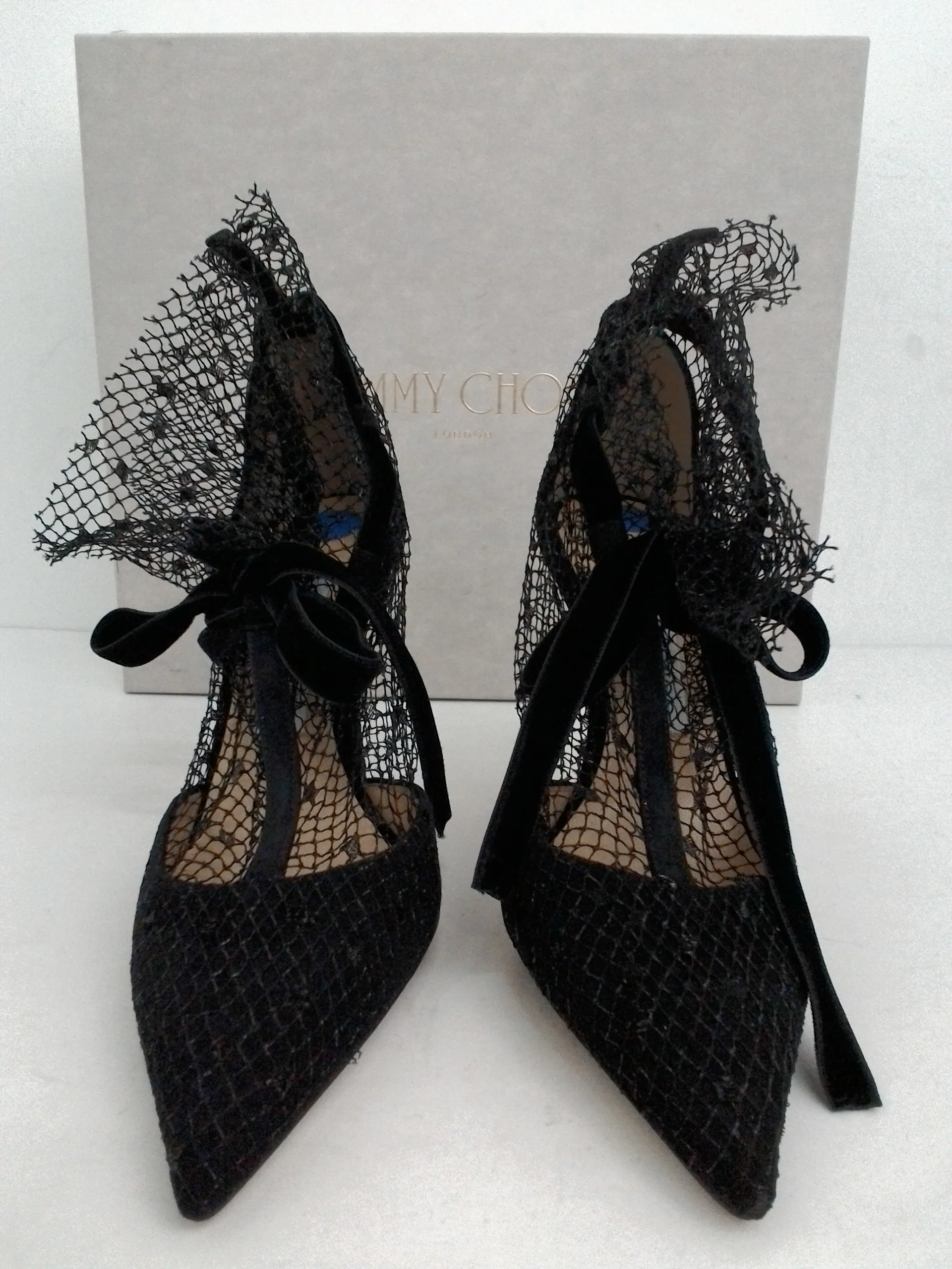 Jimmy Choo Women's Fira Black Suede Size 37