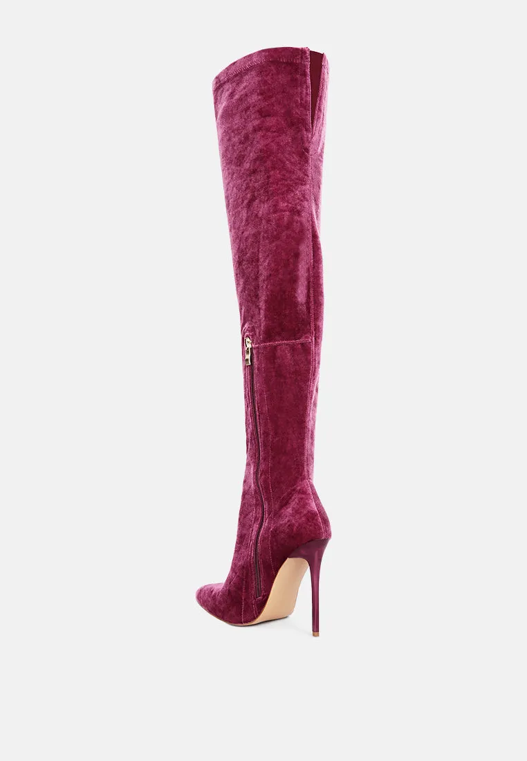 Madmiss Stiletto Calf Boots