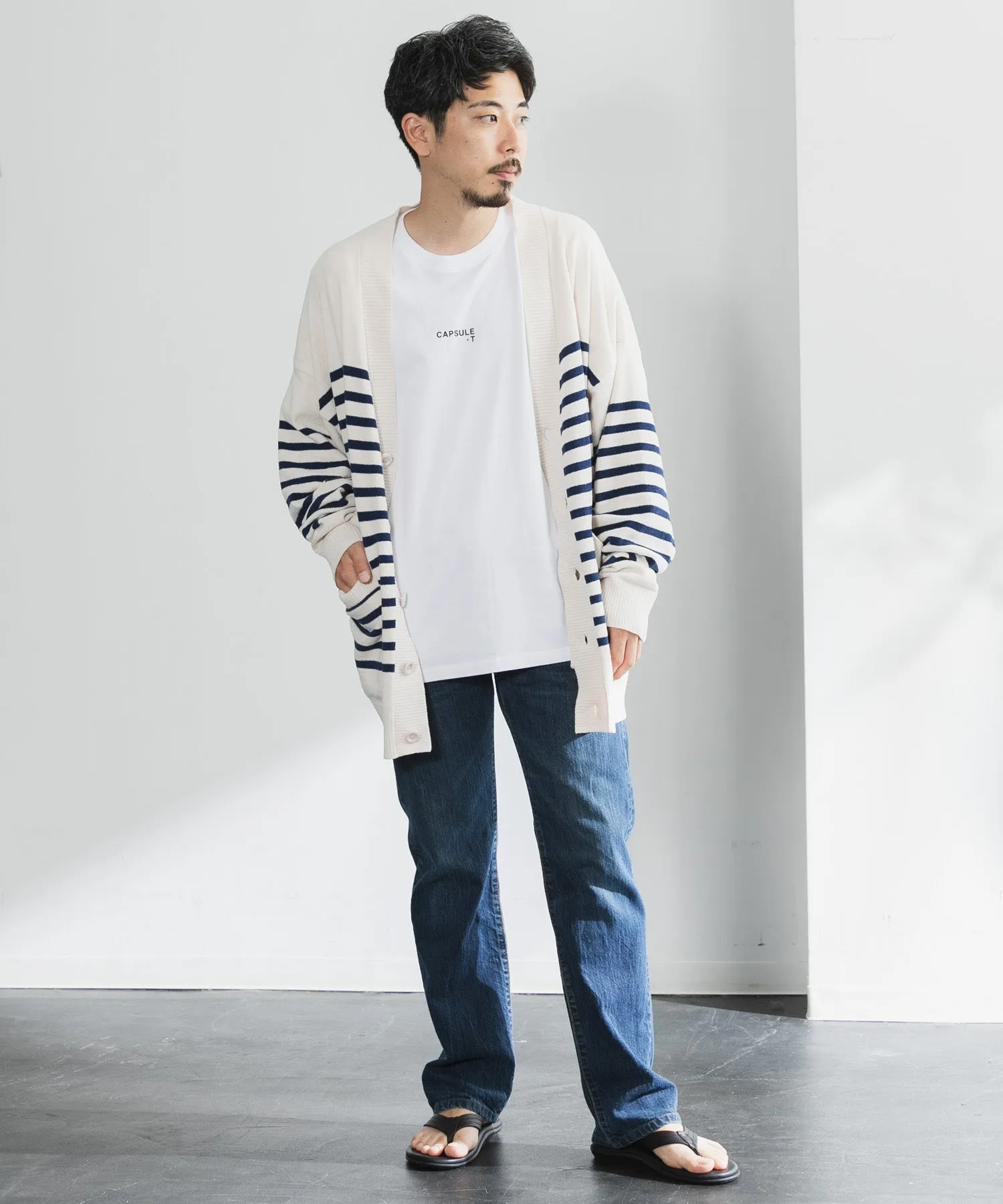 【MEN】nestwell TEAK BD - V NECK COMFORT CARDIGAN BD -