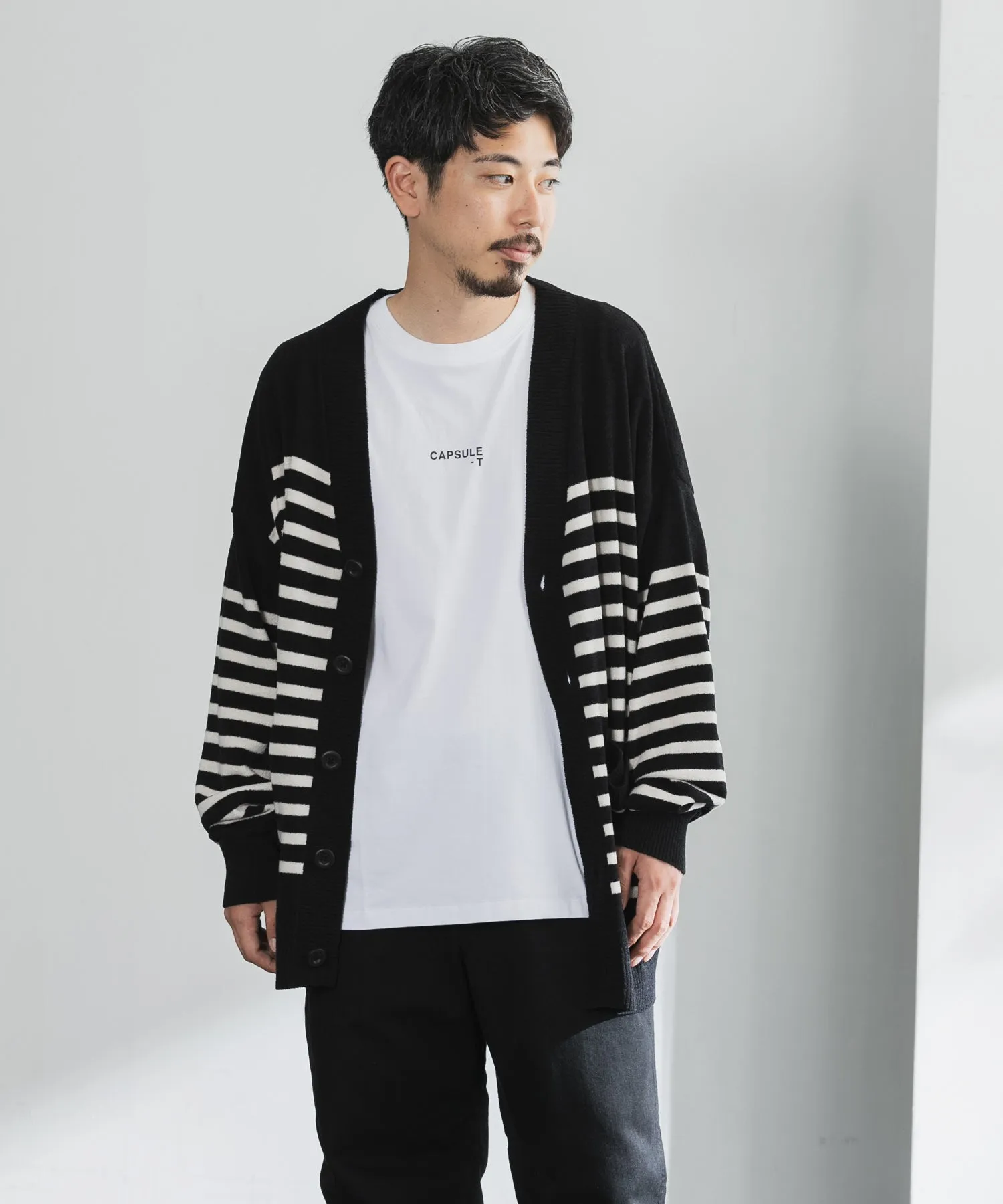 【MEN】nestwell TEAK BD - V NECK COMFORT CARDIGAN BD -