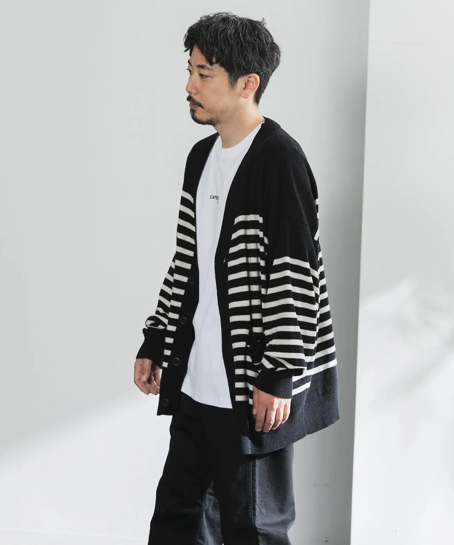 【MEN】nestwell TEAK BD - V NECK COMFORT CARDIGAN BD -