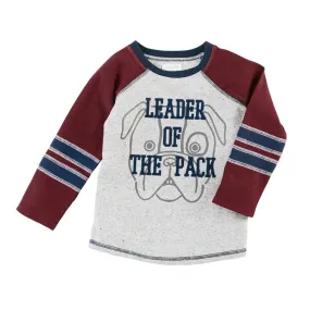 Mudpie Grey Leader of the Pack Puppy Tee