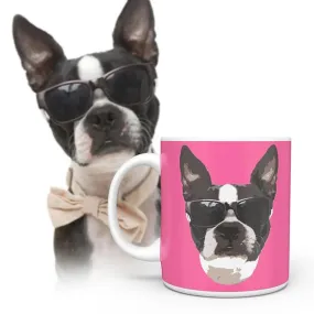 Personalized Dog Face Portrait Coffee Mugs