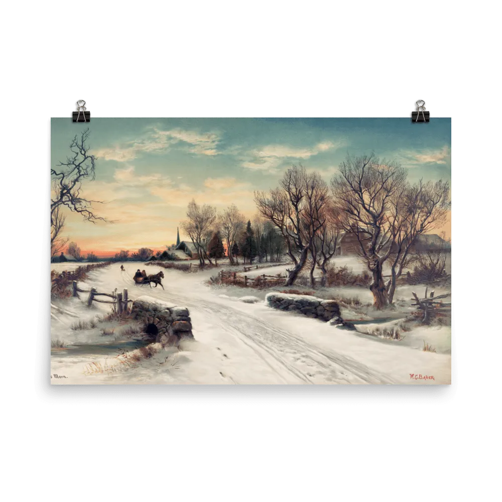 "Christmas Morn" Art Print