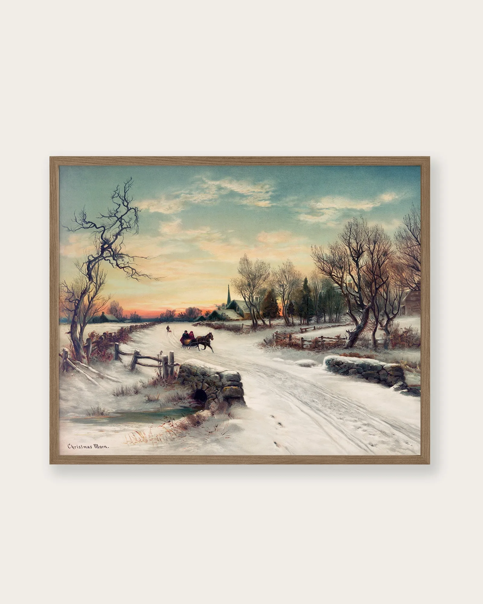 "Christmas Morn" Art Print