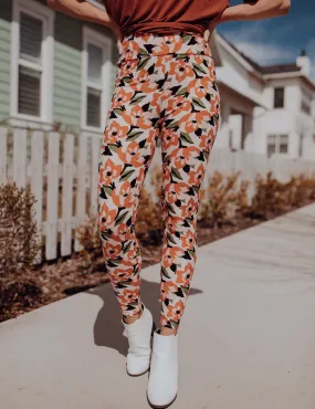 SA Exclusive Peach Blossoms Leggings