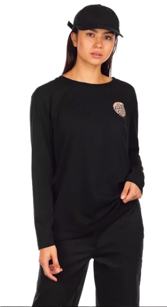 Santa Cruz BT Fall Dye Dot Long Sleeve - Black